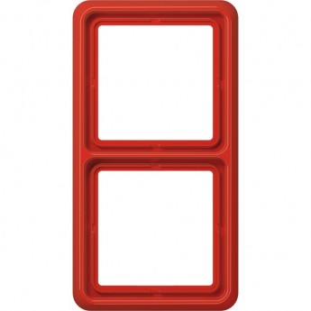Рамка 2 поста JUNG CD 500 красный