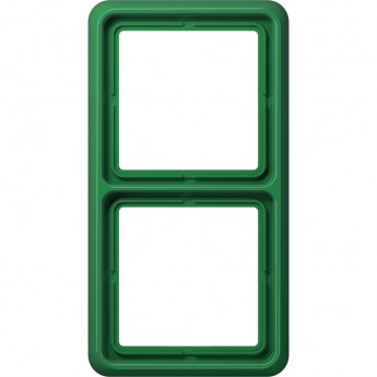 Рамка 2 поста JUNG CD 500 ударопрочная (зеленый)