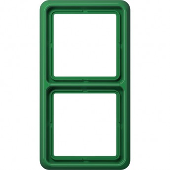 Рамка 2 поста JUNG CD 500 зеленый