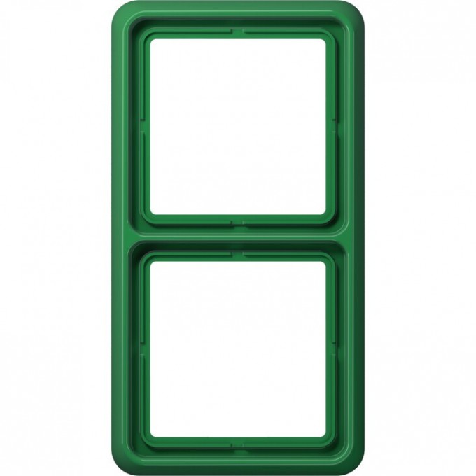 Рамка 2 поста JUNG CD 500 зеленый CD582GN