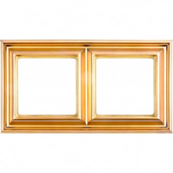 Рамка 2-поста JUNG ECO DECO EPD482GO Рамка 2-поста JUNG ECO DECO EPD482GO