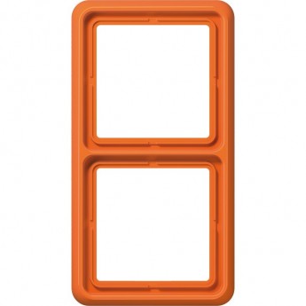 Рамка 2 поста JUNG LS 990 оранжевый