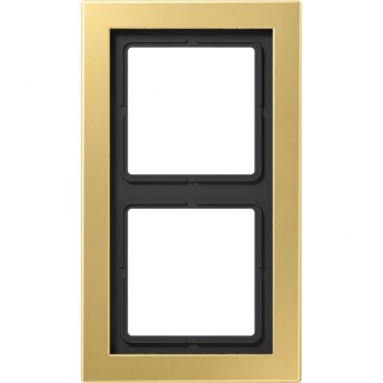 Рамка 2 поста JUNG LS DESIGN латунь