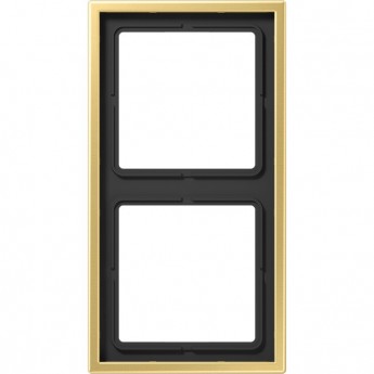 Рамка 2 поста JUNG LS METAL латунь Рамка 2 поста JUNG LS METAL латунь