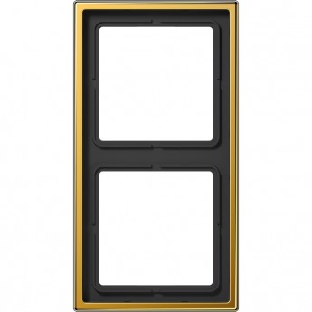 Рамка 2 поста JUNG LS METAL золото (24 кар) Рамка 2 поста JUNG LS METAL золото (24 кар)