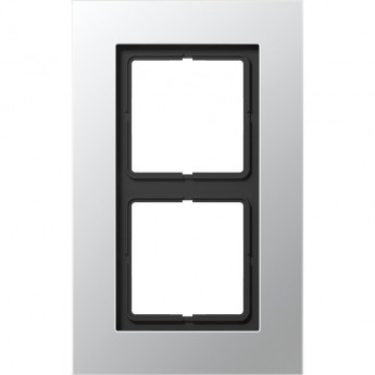 Рамка 2 поста JUNG LS PLUS алюминий Рамка 2 поста JUNG LS PLUS алюминий