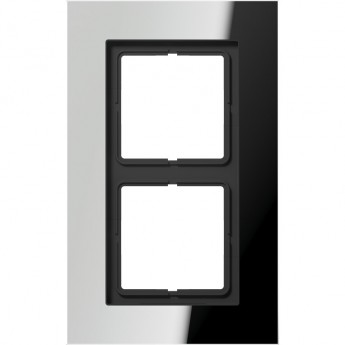 Рамка 2 поста JUNG LS PLUS хром