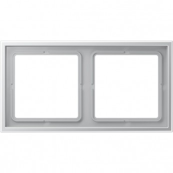 Рамка 2 поста JUNG LS ZERO алюминий Рамка 2 поста JUNG LS ZERO алюминий