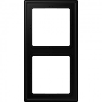 Рамка 2 поста JUNG LS990 матовый черный