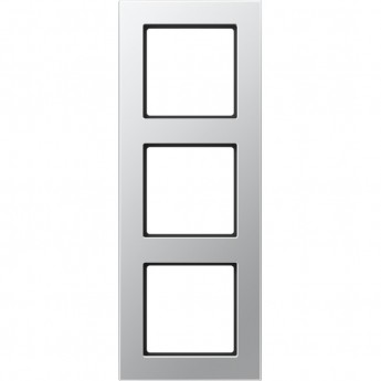 Рамка 3 поста JUNG A 550 алюминий Рамка 3 поста JUNG A 550 алюминий