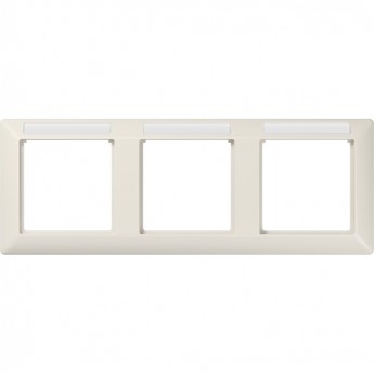 Рамка 3 поста JUNG AS 500 горизонтальная (слоновая кость)
