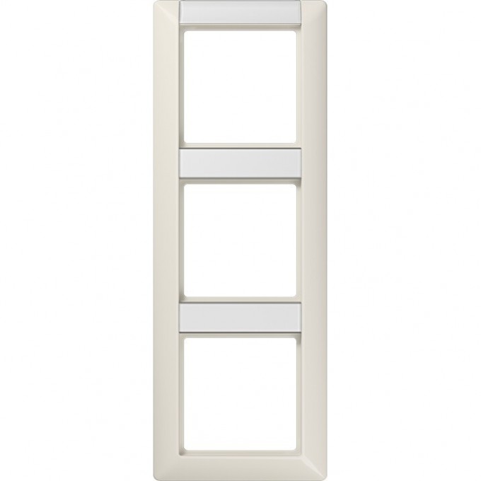 Рамка 3 поста JUNG AS 500 с полем для надписи (слоновая кость) AS583NA