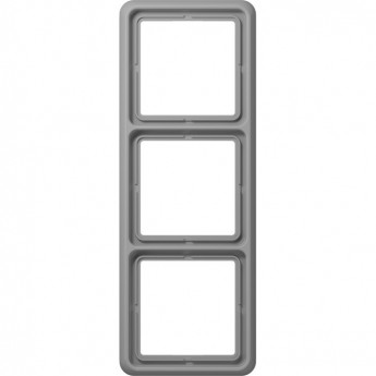 Рамка 3 поста JUNG CD 500 серый