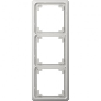 Рамка 3 поста JUNG CD 500 светло-серый