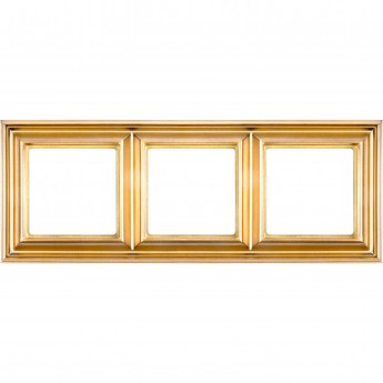Рамка 3-поста EPD483GO JUNG ECO DECO Рамка 3-поста EPD483GO JUNG ECO DECO