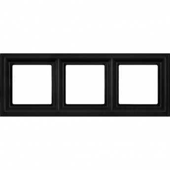 Рамка 3 поста JUNG ECOPROFI антрацит