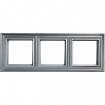 Рамка 3 поста JUNG ECOPROFI DECO алюминий Рамка 3 поста JUNG ECOPROFI DECO алюминий