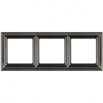 Рамка 3 поста JUNG ECOPROFI DECO антрацит Рамка 3 поста JUNG ECOPROFI DECO антрацит