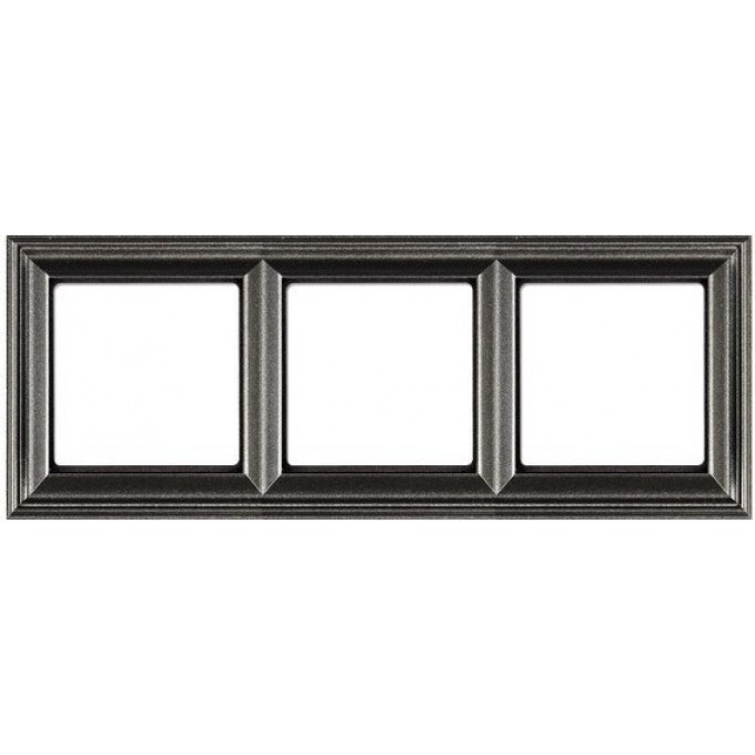 Рамка 3 поста JUNG ECOPROFI DECO антрацит EPD483AN