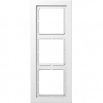 Рамка 3 поста JUNG LS DESIGN белая