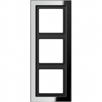 Рамка 3 поста JUNG LS DESIGN хром