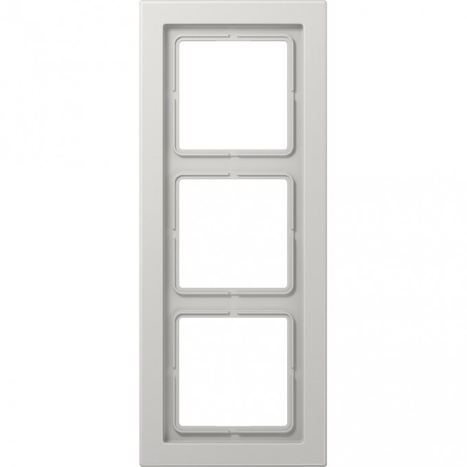 Рамка 3 поста JUNG LS DESIGN светло-серый LSD983LG