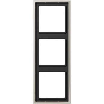 Рамка 3 поста JUNG LS METAL стальной Рамка 3 поста JUNG LS METAL стальной