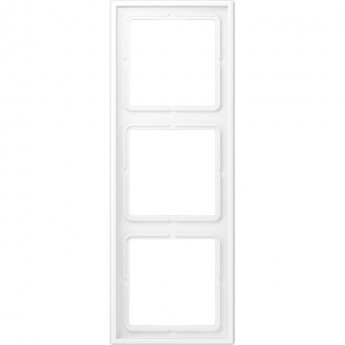 Рамка 3 поста JUNG LS990 матовый белый