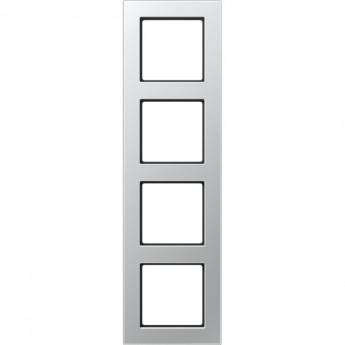 Рамка 4 поста JUNG A 550 алюминий