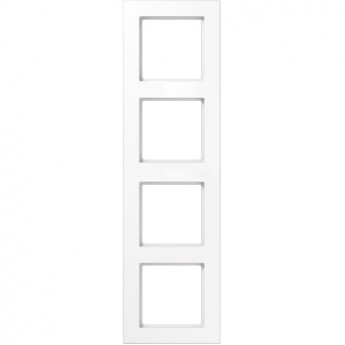 Рамка 4 поста JUNG A CREATION белый