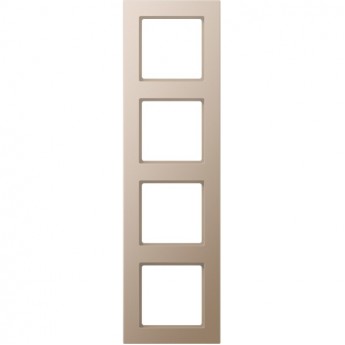 Рамка 4 поста JUNG A CREATION шампань