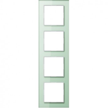 Рамка 4 поста JUNG A CREATION стекло (белый матовый) Рамка 4 поста JUNG A CREATION стекло (белый матовый)