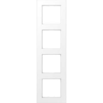 Рамка 4 поста JUNG AFLOW AF584BFWWM