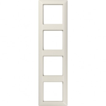 Рамка 4 поста JUNG AS 500 ударопрочная (бежевый)