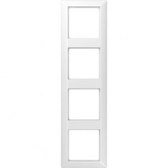 Рамка 4 поста JUNG AS 500 ударопрочная (белый)