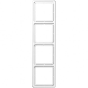 Рамка 4 поста JUNG CD 500 белая