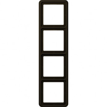 Рамка 4 поста JUNG CD 500 коричневая