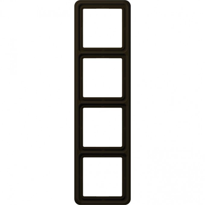 Рамка 4 поста JUNG CD 500 коричневая CD584BR