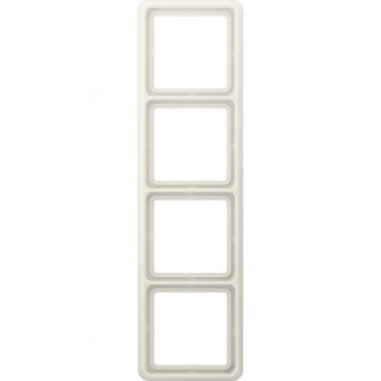 Рамка 4 поста JUNG CD 500 ударопрочная (бежевый)