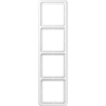 Рамка 4 поста JUNG CD 500 ударопрочная (белый)