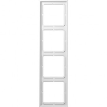 Рамка 4 поста JUNG LS 990 белый