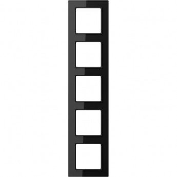 Рамка 5 постов JUNG A CREATION черный