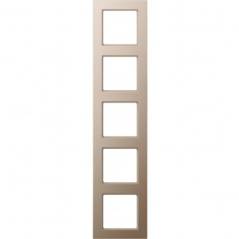 Рамка 5 постов JUNG A CREATION шампань