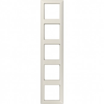 Рамка 5 постов JUNG AS 500 ударопрочная (бежевый)