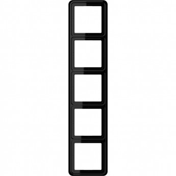 Рамка 5 постов JUNG CD 500 черный