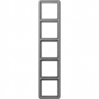Рамка 5 постов JUNG CD 500 серый