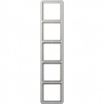 Рамка 5 постов JUNG CD 500 светло-серый