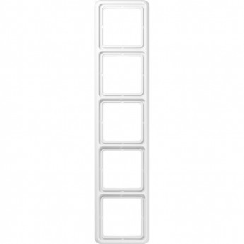 Рамка 5 постов JUNG CD 500 ударопрочная (белый)