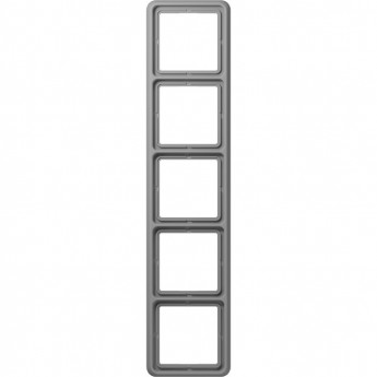 Рамка 5 постов JUNG CD 500 ударопрочный (серый)