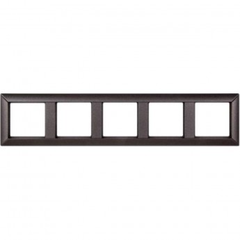 Рамка 5 постов JUNG ECO PROFI антрацит